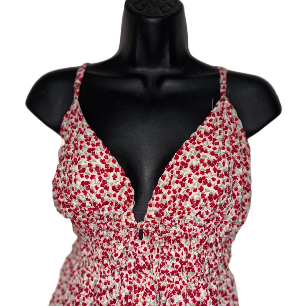 Beautiful Rosebud Print Mini Sundress ⭐️NWT⭐️ - Picture 3 of 6